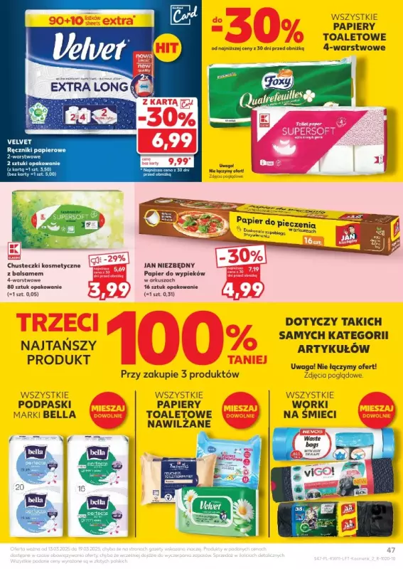 Kaufland - gazetka promocyjna Oferta Kaufland od czwartku 13.03 do środy 19.03 - strona 47