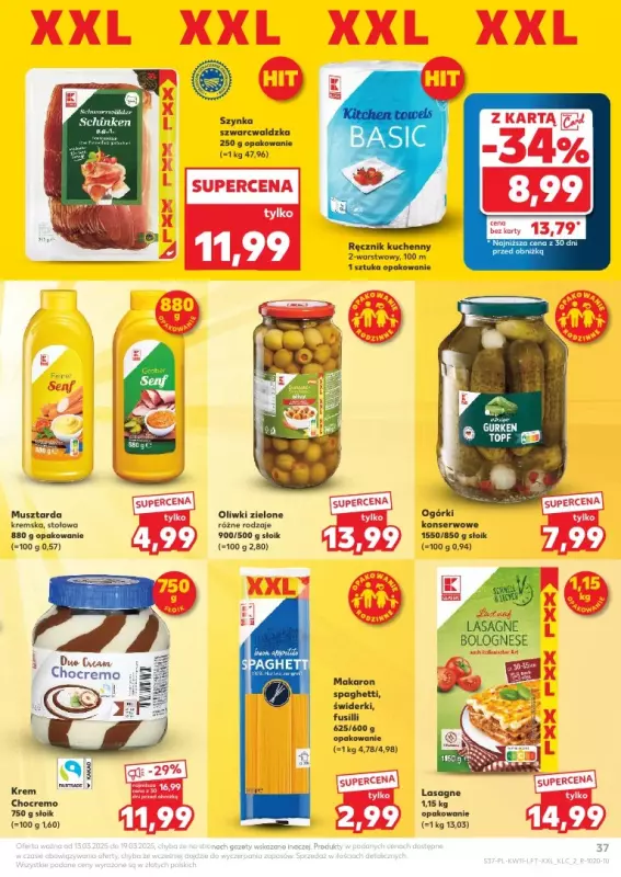 Kaufland - gazetka promocyjna Oferta Kaufland od czwartku 13.03 do środy 19.03 - strona 37