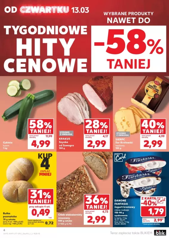 Kaufland - gazetka promocyjna Oferta Kaufland od czwartku 13.03 do środy 19.03 - strona 4