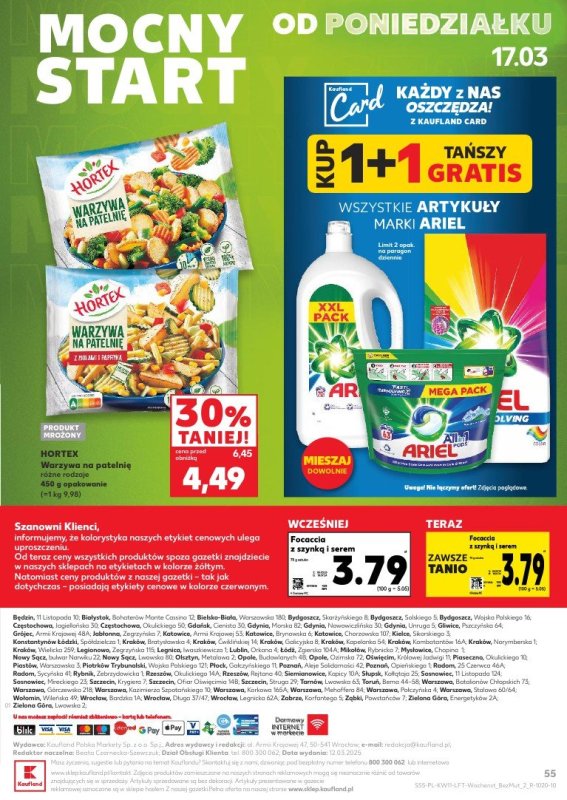 Kaufland - gazetka promocyjna Oferta Kaufland od czwartku 13.03 do środy 19.03 - strona 55