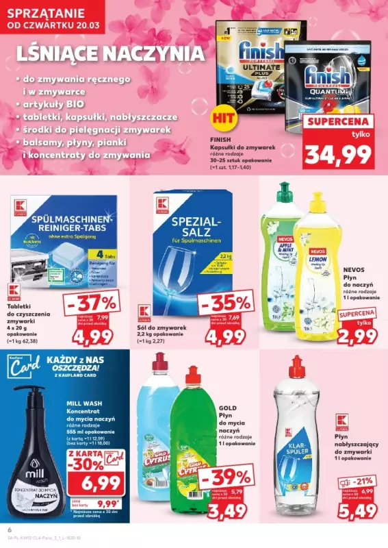 Kaufland - gazetka promocyjna Oferta Kaufland - Wiosenne porządki od czwartku 20.03 do środy 02.04 - strona 6