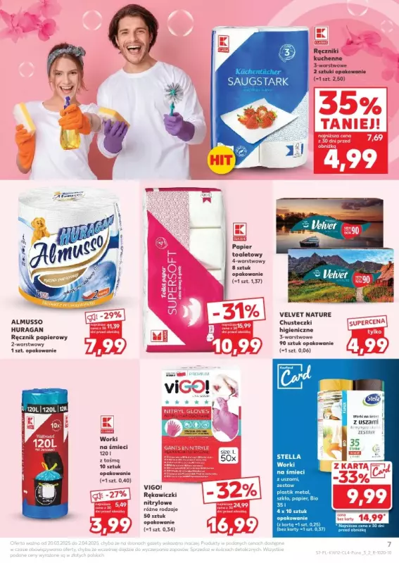 Kaufland - gazetka promocyjna Oferta Kaufland - Wiosenne porządki od czwartku 20.03 do środy 02.04 - strona 7