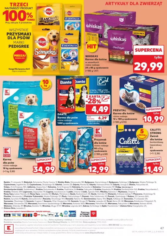 Kaufland - gazetka promocyjna Oferta Kaufland od czwartku 20.03 do środy 26.03 - strona 47