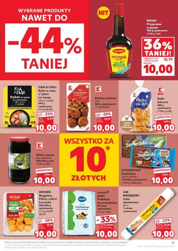 Kaufland - gazetka promocyjna Oferta Kaufland od czwartku 20.03 do środy 26.03 - strona 15