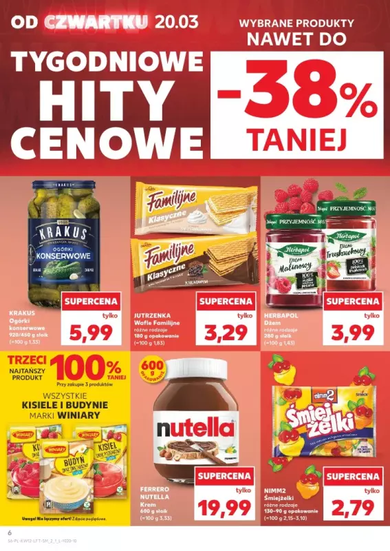 Kaufland - gazetka promocyjna Oferta Kaufland od czwartku 20.03 do środy 26.03 - strona 6