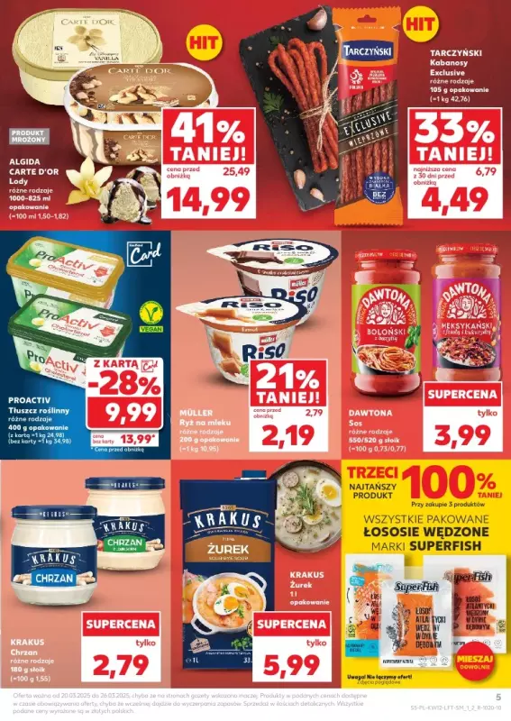 Kaufland - gazetka promocyjna Oferta Kaufland od czwartku 20.03 do środy 26.03 - strona 5