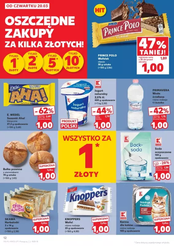 Kaufland - gazetka promocyjna Oferta Kaufland od czwartku 20.03 do środy 26.03 - strona 12