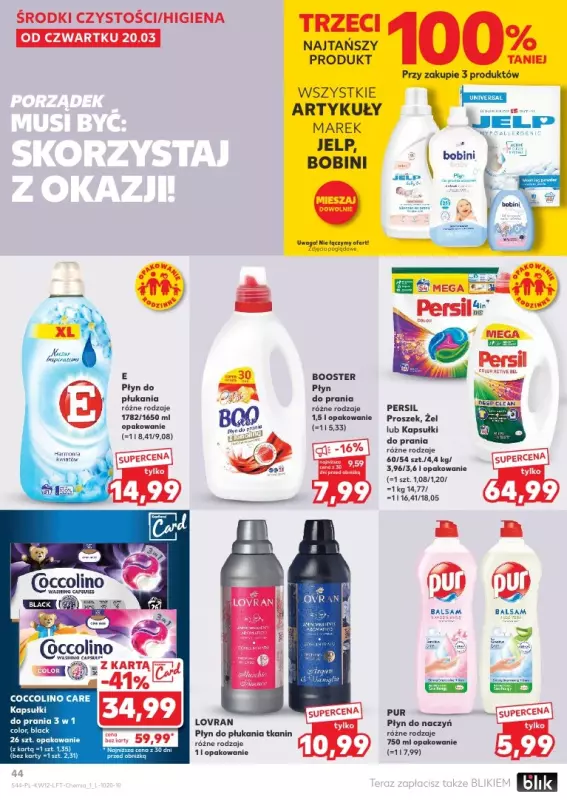 Kaufland - gazetka promocyjna Oferta Kaufland od czwartku 20.03 do środy 26.03 - strona 44