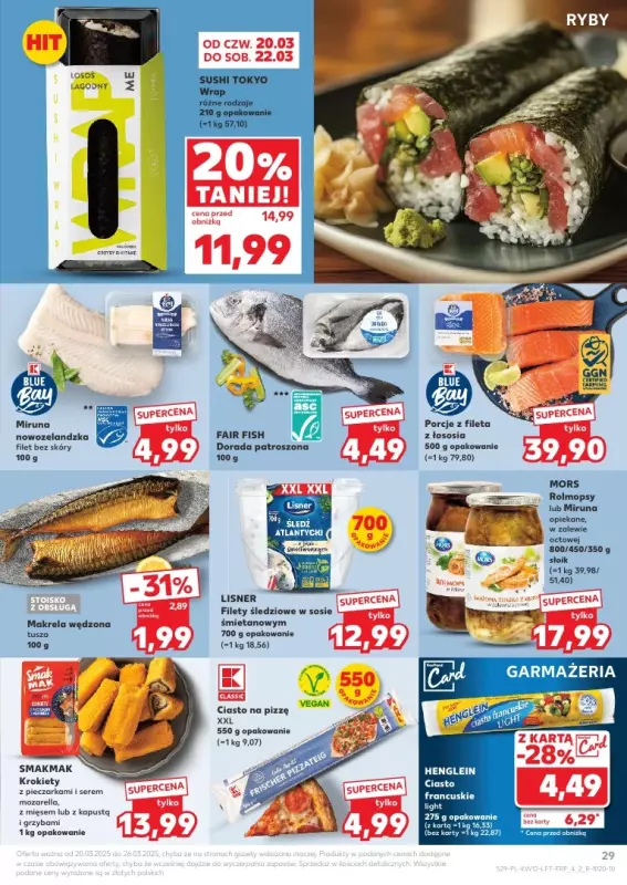 Kaufland - gazetka promocyjna Oferta Kaufland od czwartku 20.03 do środy 26.03 - strona 29