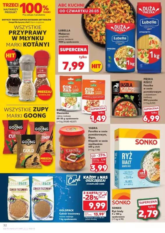 Kaufland - gazetka promocyjna Oferta Kaufland od czwartku 20.03 do środy 26.03 - strona 32