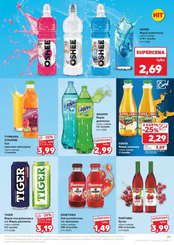 Kaufland - gazetka promocyjna Oferta Kaufland od czwartku 20.03 do środy 26.03 - strona 39