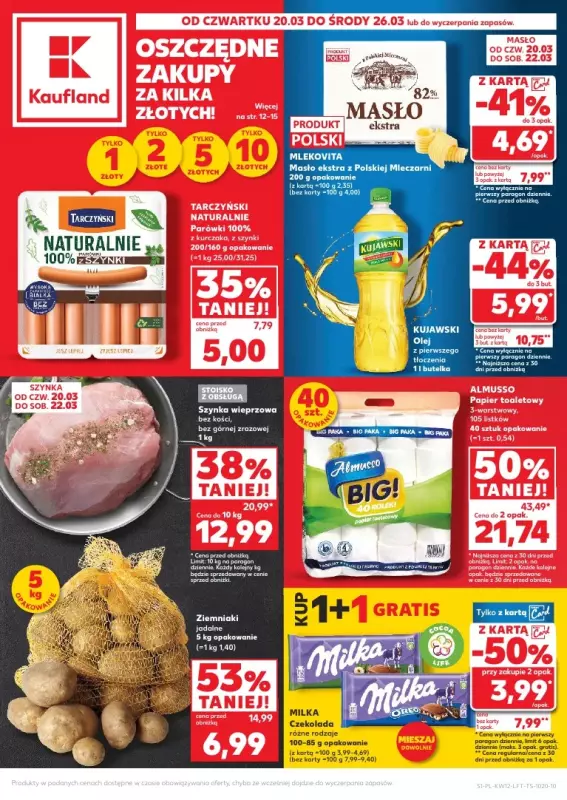 Kaufland - gazetka promocyjna Oferta Kaufland od czwartku 20.03 do środy 26.03