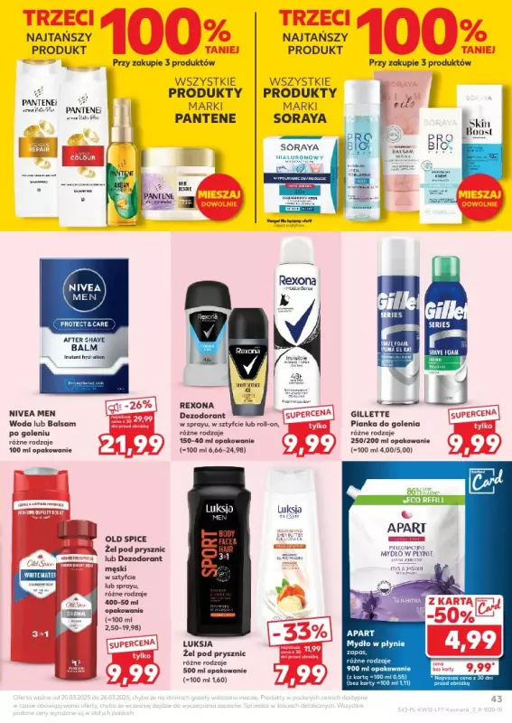 Kaufland - gazetka promocyjna Oferta Kaufland od czwartku 20.03 do środy 26.03 - strona 43