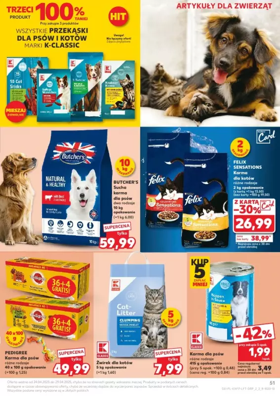 Kaufland - gazetka promocyjna Oferta Kaufland od czwartku 24.04 do wtorku 29.04 - strona 51