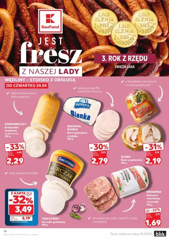 Kaufland - gazetka promocyjna Oferta Kaufland od czwartku 24.04 do wtorku 29.04 - strona 30