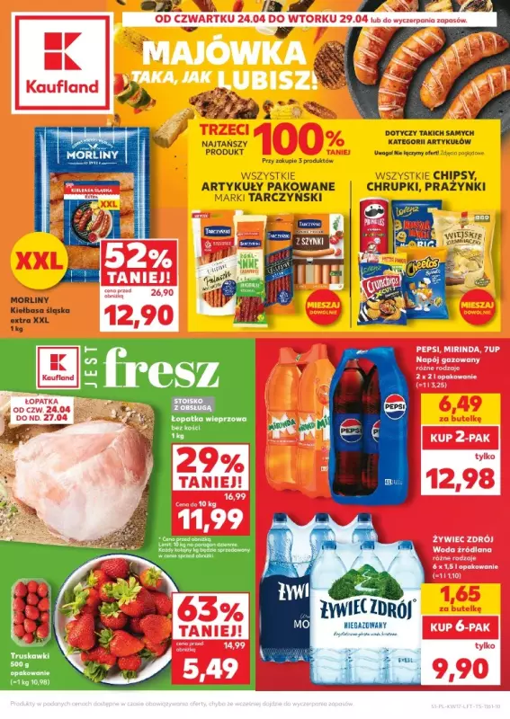 Kaufland - gazetka promocyjna Oferta Kaufland od czwartku 24.04 do wtorku 29.04