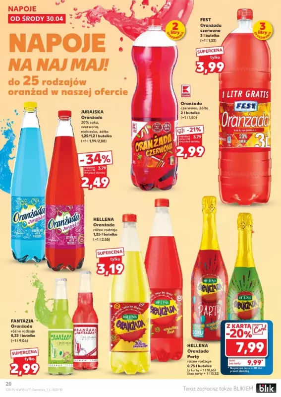 Kaufland - gazetka promocyjna Oferta Kaufland od środy 30.04 do środy 07.05 - strona 20