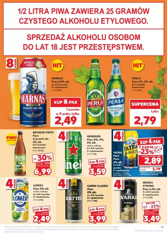 Kaufland - gazetka promocyjna Oferta Kaufland od środy 30.04 do środy 07.05 - strona 19