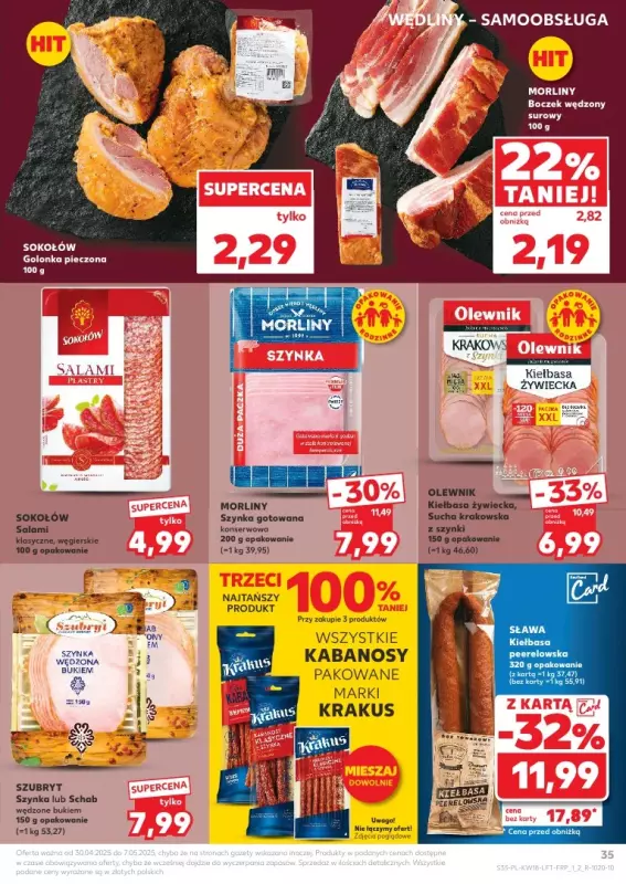 Kaufland - gazetka promocyjna Oferta Kaufland od środy 30.04 do środy 07.05 - strona 35