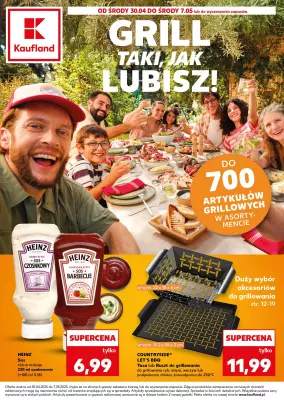 Kaufland - gazetka promocyjna Oferta Kaufland - Grill taki, jak lubisz!  do środy 07.05