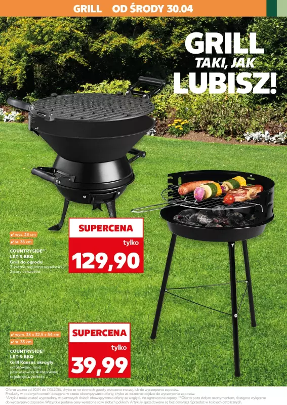 Kaufland - gazetka promocyjna Oferta Kaufland - Grill taki, jak lubisz!  do środy 07.05 - strona 17