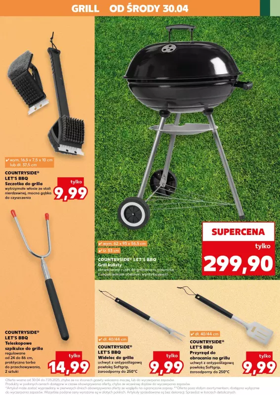 Kaufland - gazetka promocyjna Oferta Kaufland - Grill taki, jak lubisz!  do środy 07.05 - strona 15