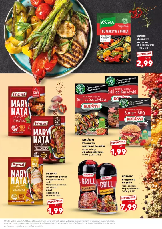 Kaufland - gazetka promocyjna Oferta Kaufland - Grill taki, jak lubisz!  do środy 07.05 - strona 11
