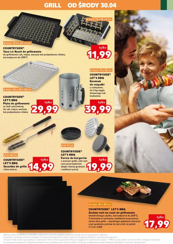 Kaufland - gazetka promocyjna Oferta Kaufland - Grill taki, jak lubisz!  do środy 07.05 - strona 19