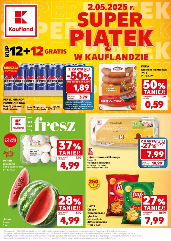 Kaufland - gazetka promocyjna Oferta Kaufland - SUPER PIĄTEK  