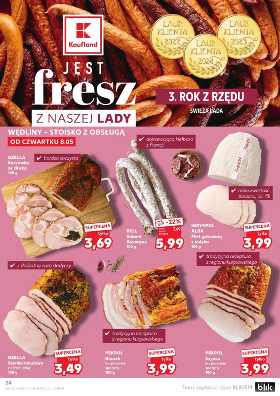 Kaufland - gazetka promocyjna Oferta Kaufland od czwartku 08.05 do środy 14.05 - strona 24