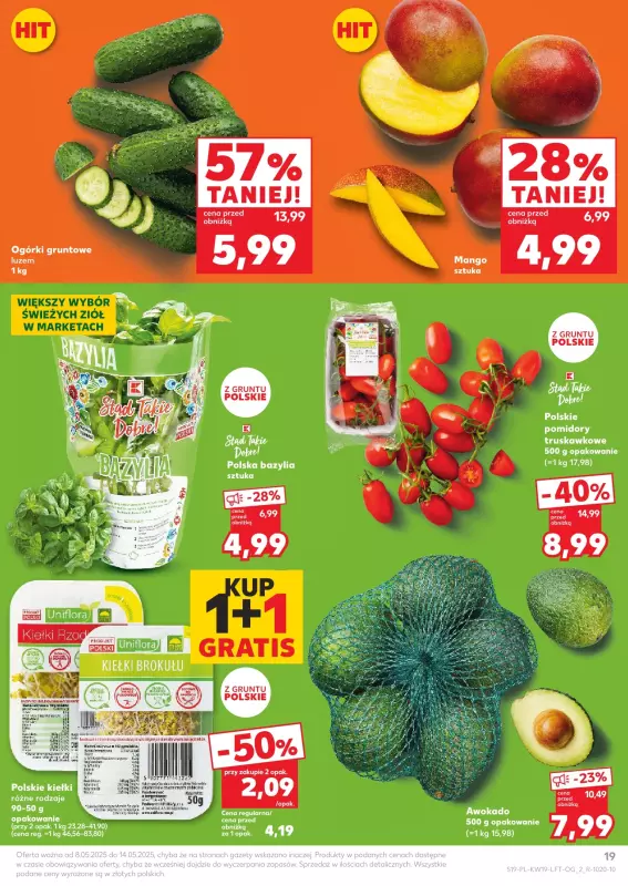 Kaufland - gazetka promocyjna Oferta Kaufland od czwartku 08.05 do środy 14.05 - strona 19