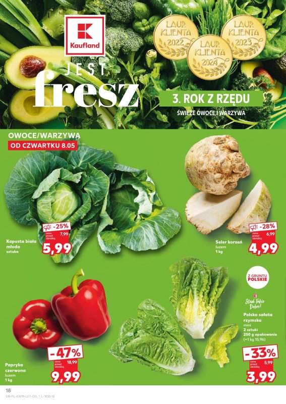 Kaufland - gazetka promocyjna Oferta Kaufland od czwartku 08.05 do środy 14.05 - strona 18