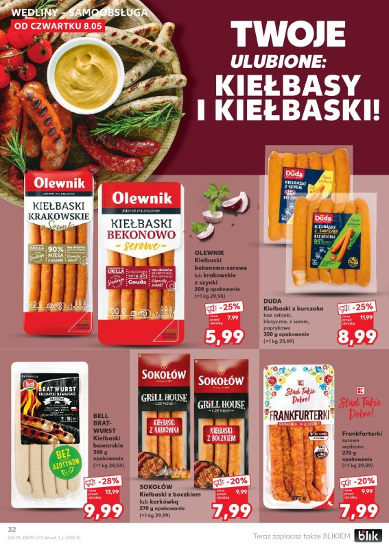 Kaufland - gazetka promocyjna Oferta Kaufland od czwartku 08.05 do środy 14.05 - strona 32