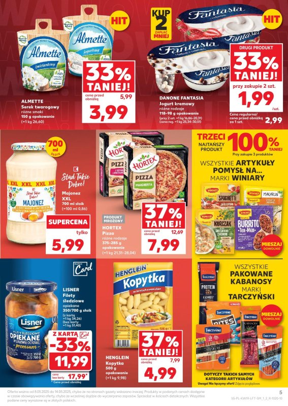 Kaufland - gazetka promocyjna Oferta Kaufland od czwartku 08.05 do środy 14.05 - strona 5