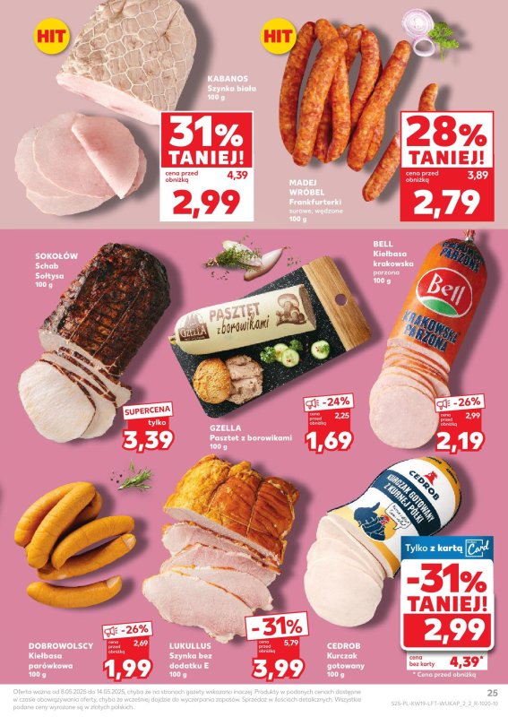 Kaufland - gazetka promocyjna Oferta Kaufland od czwartku 08.05 do środy 14.05 - strona 25
