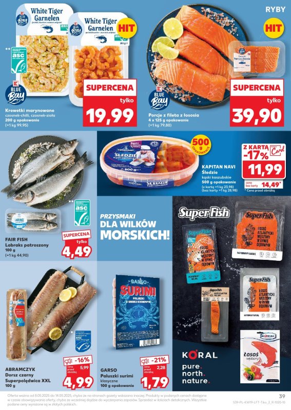 Kaufland - gazetka promocyjna Oferta Kaufland od czwartku 08.05 do środy 14.05 - strona 39