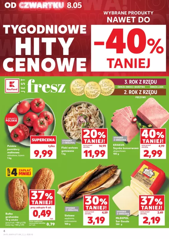 Kaufland - gazetka promocyjna Oferta Kaufland od czwartku 08.05 do środy 14.05 - strona 4