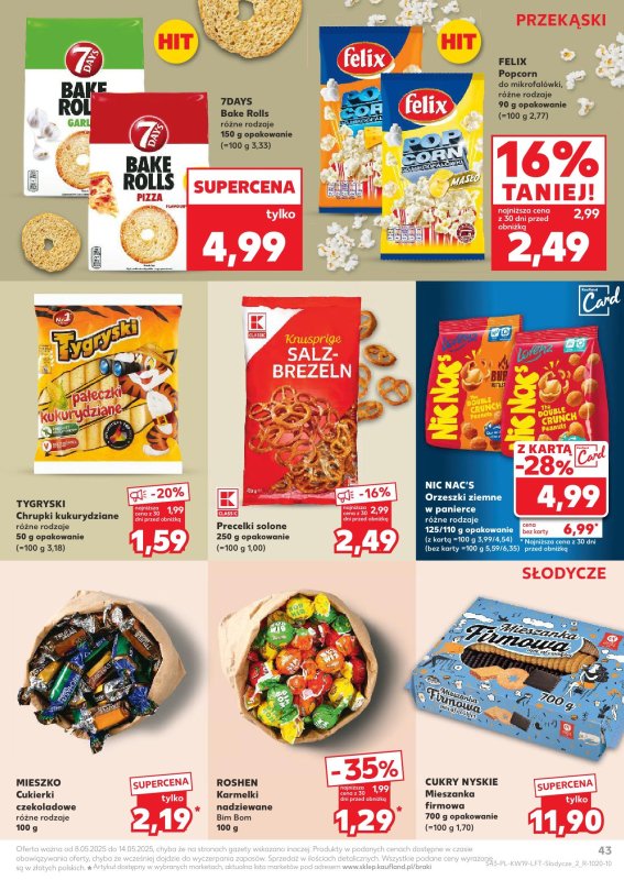 Kaufland - gazetka promocyjna Oferta Kaufland od czwartku 08.05 do środy 14.05 - strona 43