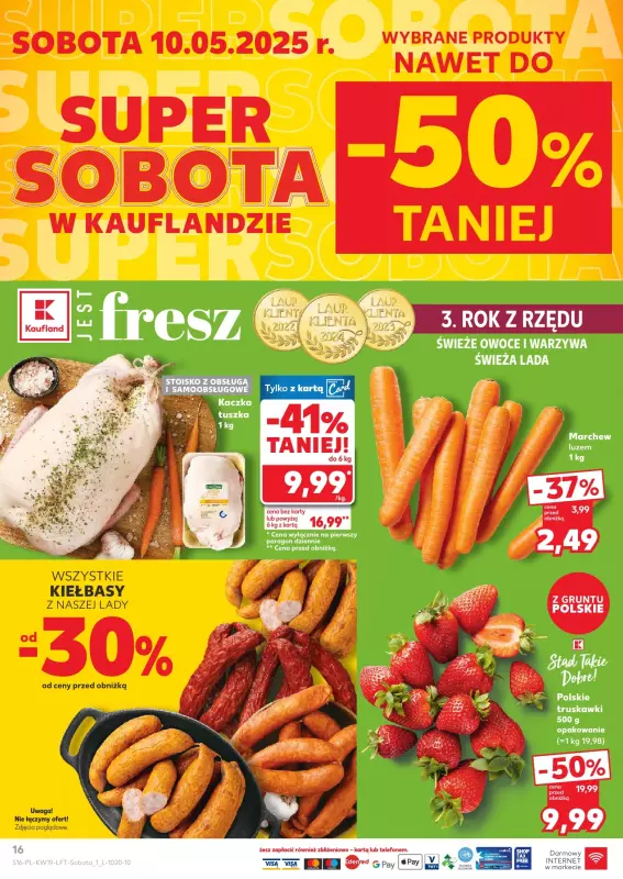 Kaufland - gazetka promocyjna Oferta Kaufland od czwartku 08.05 do środy 14.05 - strona 16