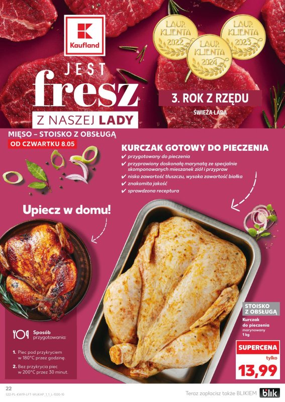 Kaufland - gazetka promocyjna Oferta Kaufland od czwartku 08.05 do środy 14.05 - strona 22