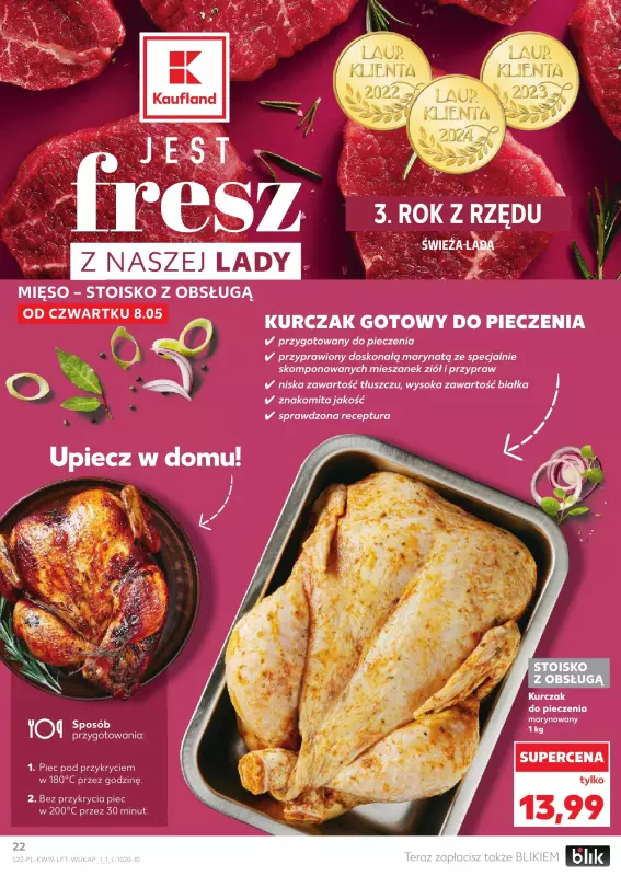Kaufland - gazetka promocyjna Oferta Kaufland od czwartku 08.05 do środy 14.05 - strona 22