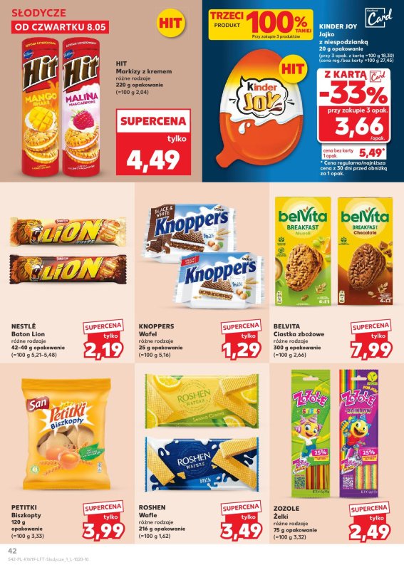 Kaufland - gazetka promocyjna Oferta Kaufland od czwartku 08.05 do środy 14.05 - strona 42