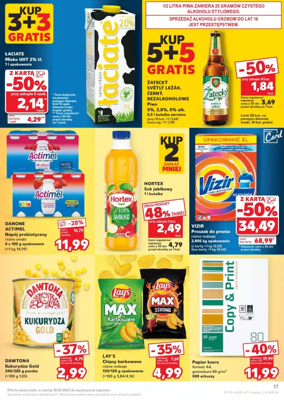 Kaufland - gazetka promocyjna Oferta Kaufland od czwartku 08.05 do środy 14.05 - strona 17