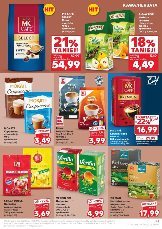 Kaufland - gazetka promocyjna Oferta Kaufland od czwartku 08.05 do środy 14.05 - strona 41