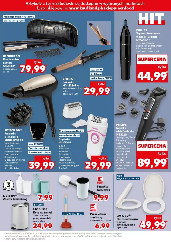 Kaufland - gazetka promocyjna Oferta Kaufland - Non Food od czwartku 08.05 do środy 14.05 - strona 7
