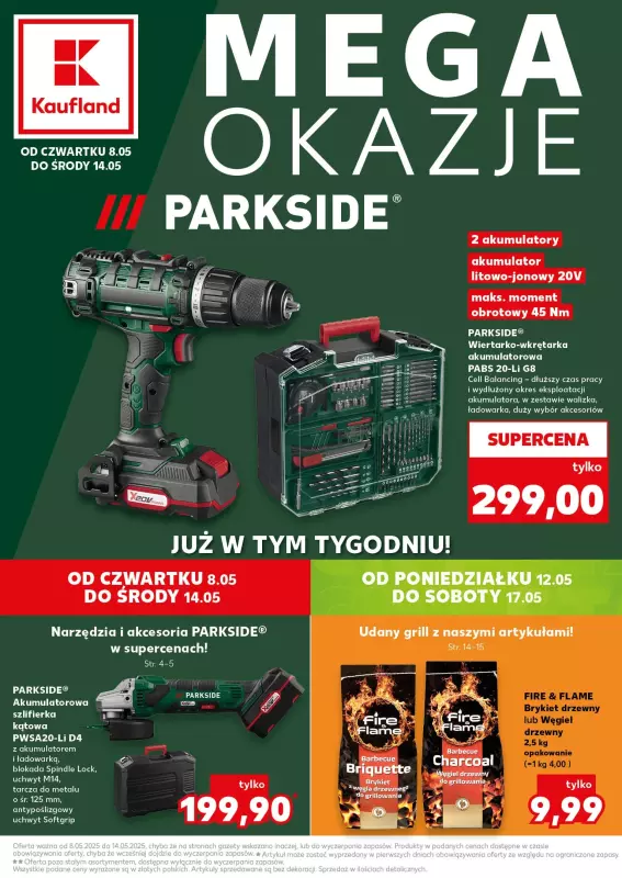 Kaufland - gazetka promocyjna Oferta Kaufland - Non Food od czwartku 08.05 do środy 14.05