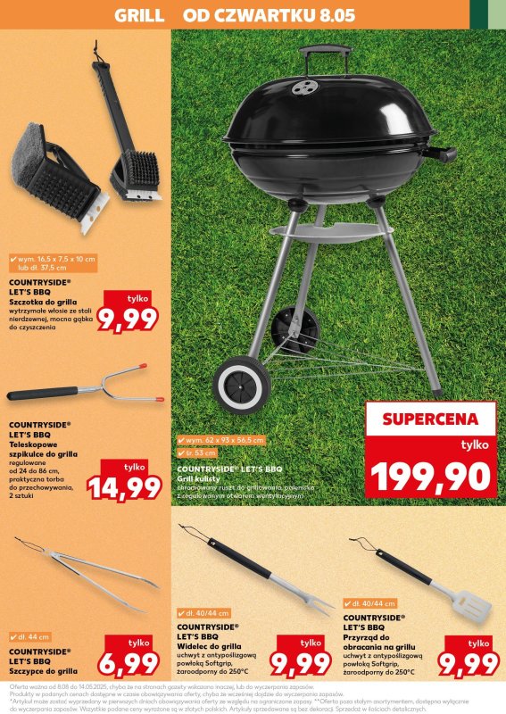 Kaufland - gazetka promocyjna Oferta Kaufland - Grill taki, jak lubisz! od czwartku 08.05 do środy 14.05 - strona 15