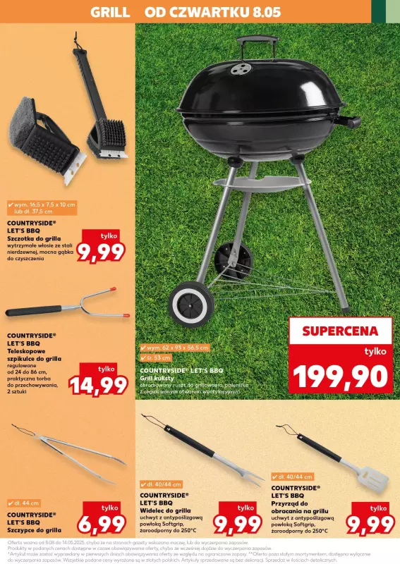 Kaufland - gazetka promocyjna Oferta Kaufland - Grill taki, jak lubisz! od czwartku 08.05 do środy 14.05 - strona 15