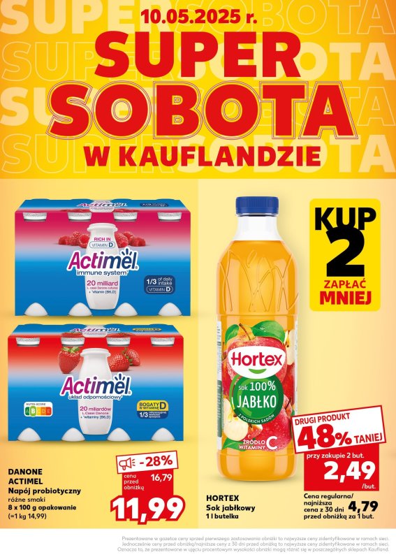 Kaufland - gazetka promocyjna Oferta Kaufland - SUPER SOBOTA od soboty 10.05 do soboty 10.05 - strona 4