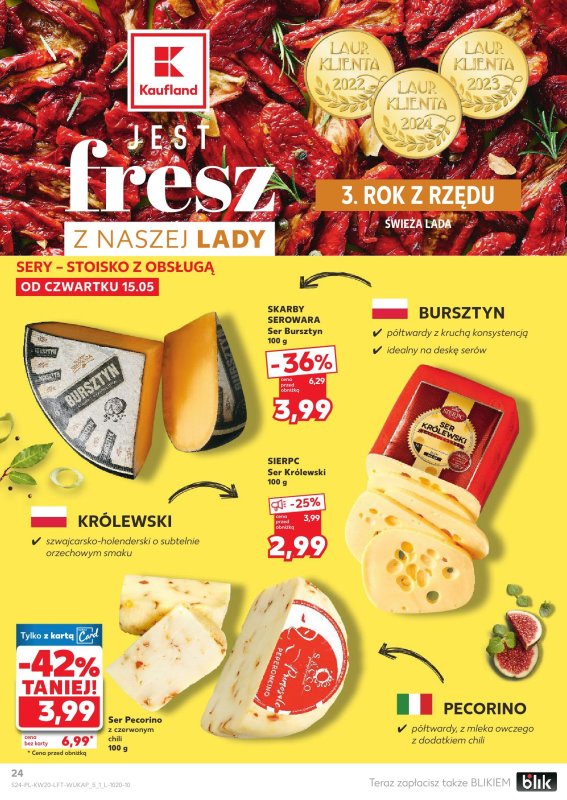 Kaufland - gazetka promocyjna Oferta Kaufland od czwartku 15.05 do środy 21.05 - strona 24